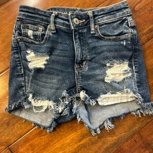 American Eagle distressed shorts. Womens 00